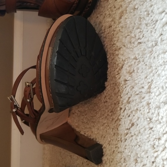 Brian Atwood brown high heel sandals  shoes 6 - Picture 2 of 14